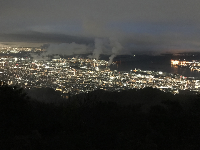 摩耶山展望台から神戸市夜景