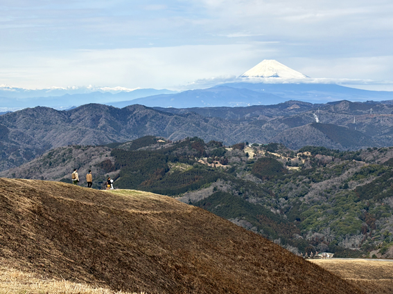 大室山から富士山